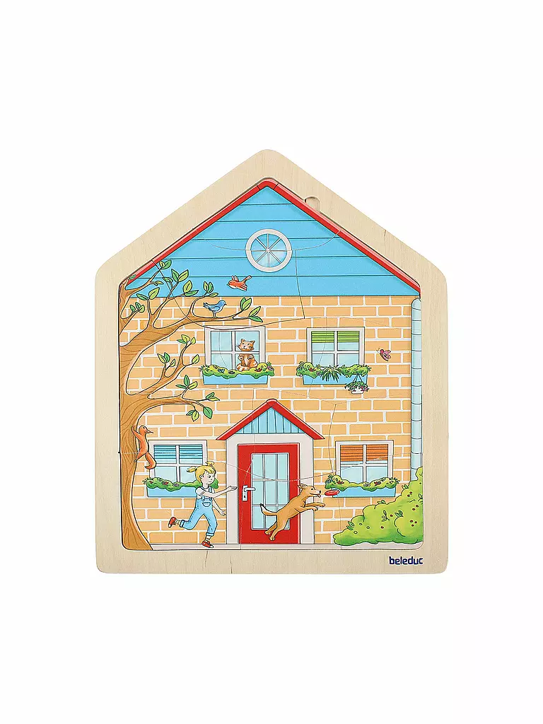 BELEDUC | Lagen Puzzle Zuhause | keine Farbe