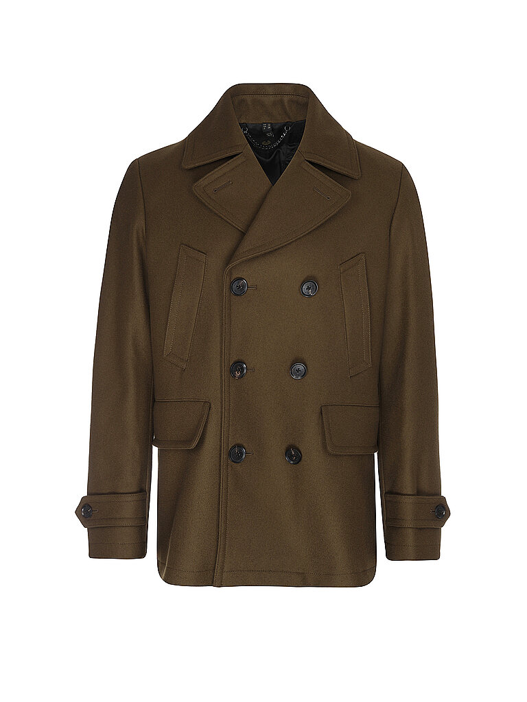 BELSTAFF Wolllmantel MILFORD PEA olive | 50