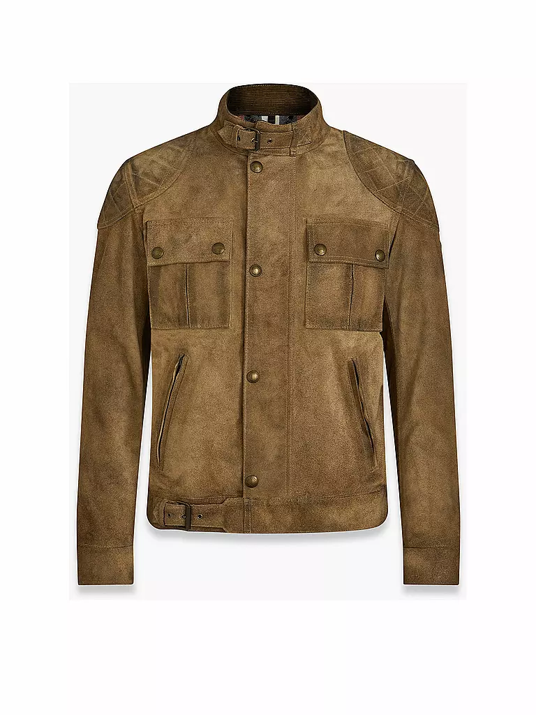 BELSTAFF | Lederjacke " Brookstone " | beige