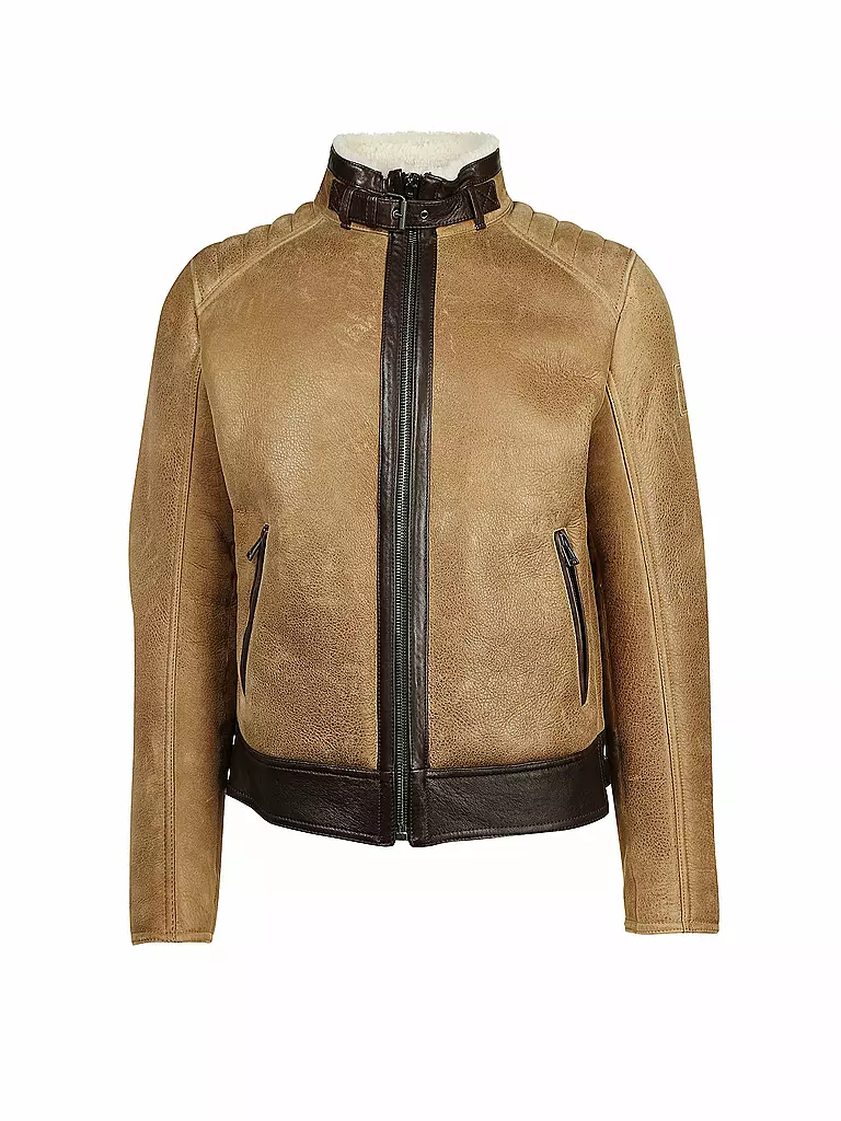 BELSTAFF | Lederjacke - Lammfelljacke "Vestlake" | 