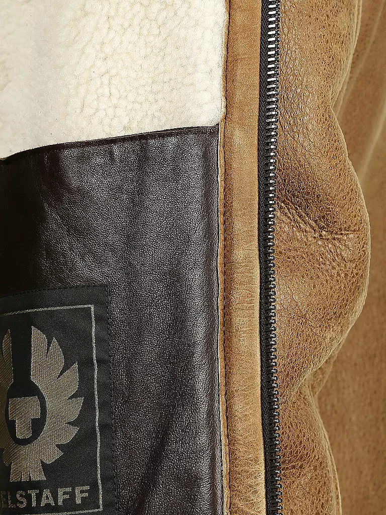 BELSTAFF | Lederjacke - Lammfelljacke "Vestlake" | 