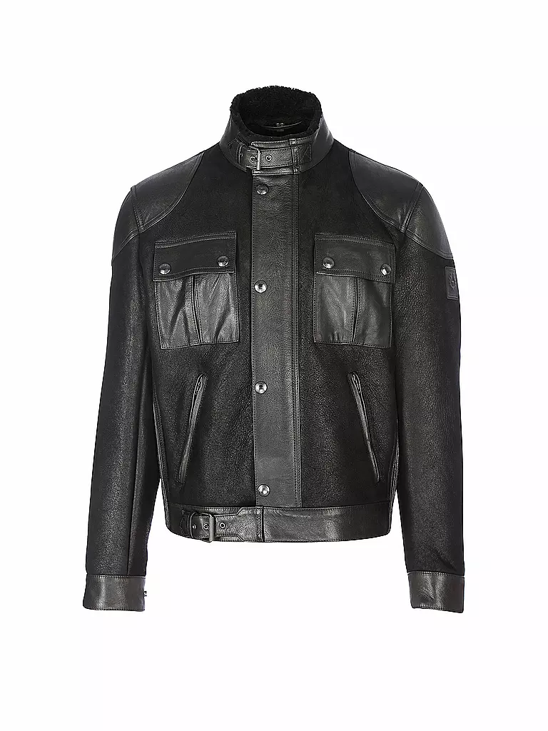 BELSTAFF | Lederjacke Gangster | schwarz