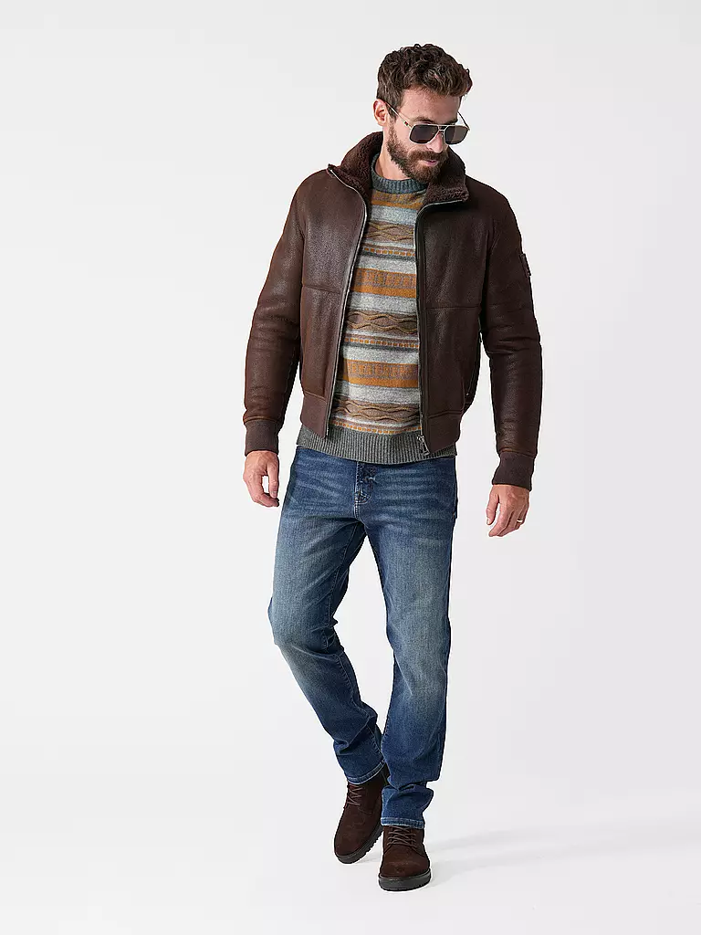 BELSTAFF | Lederjacke TRACE | braun