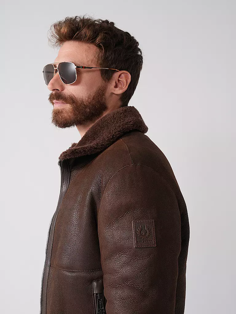 BELSTAFF | Lederjacke TRACE | braun