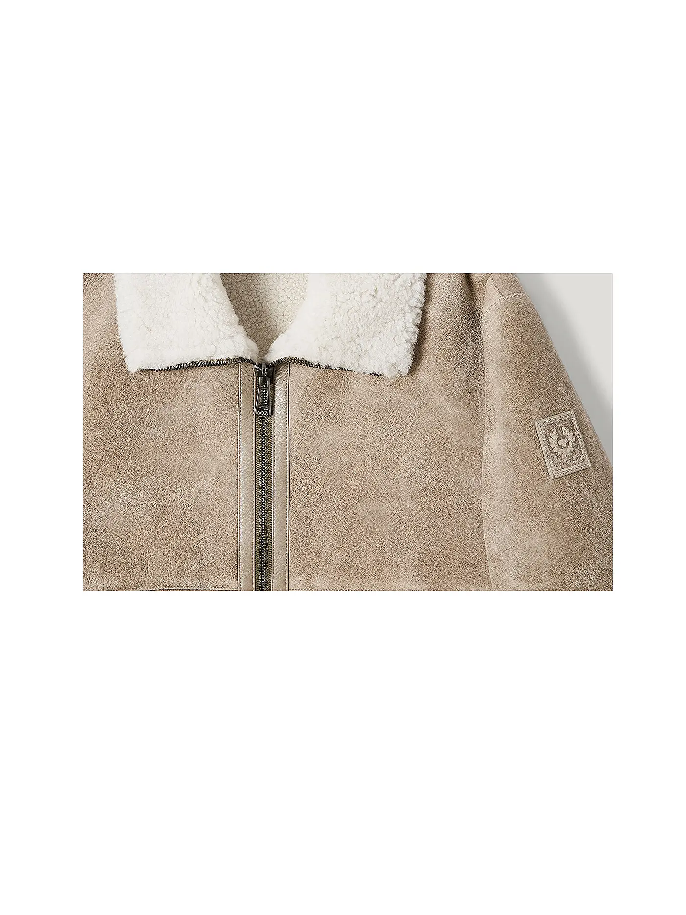 BELSTAFF | Lederjacke TRACE | beige