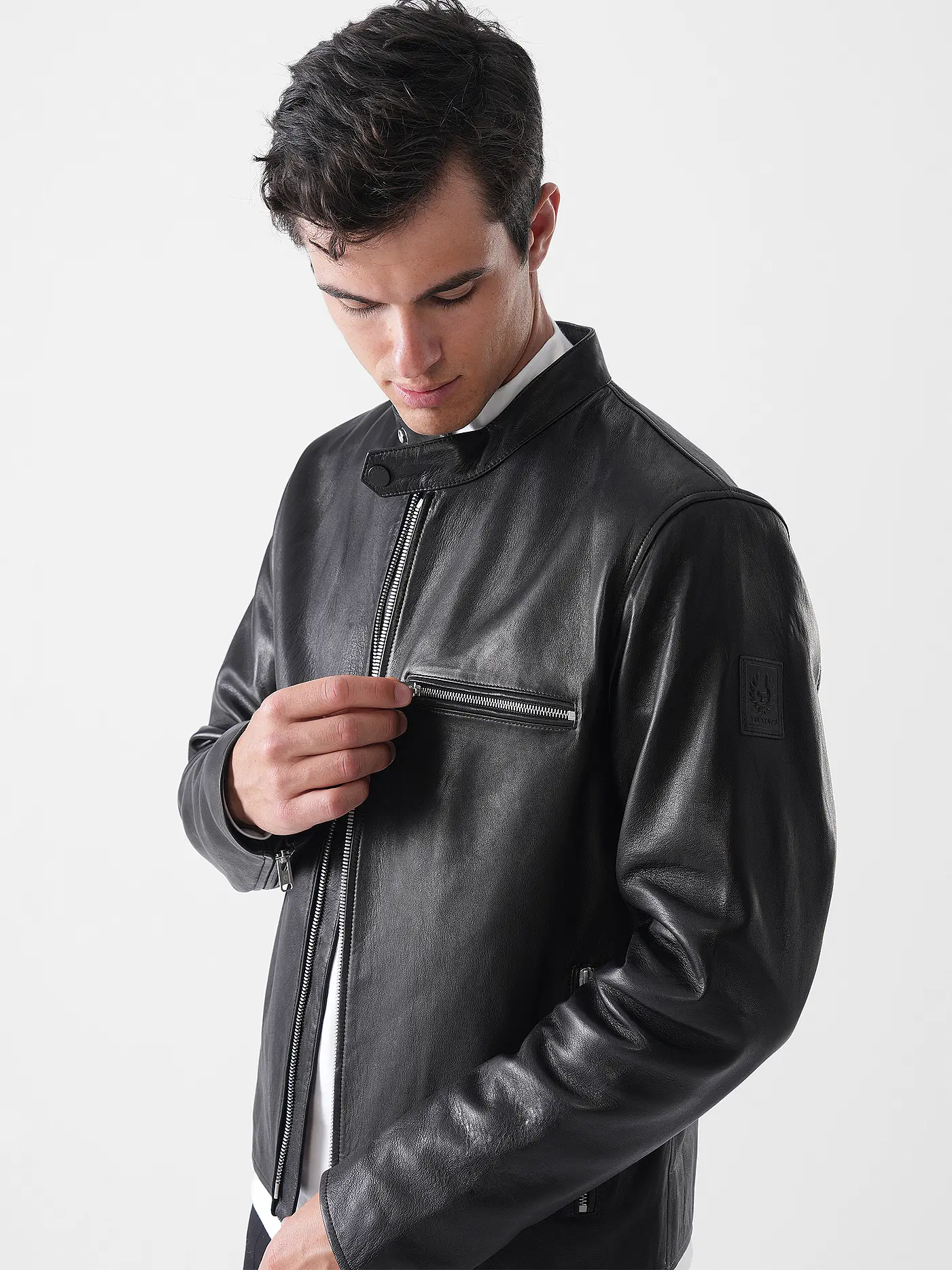 BELSTAFF | Lederjacke TRACK  | schwarz