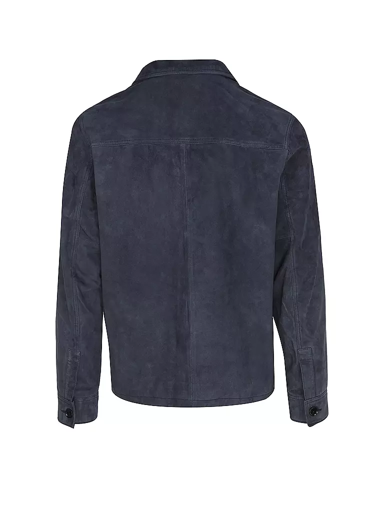 BELSTAFF | Lederjacke WAYPOINT | blau
