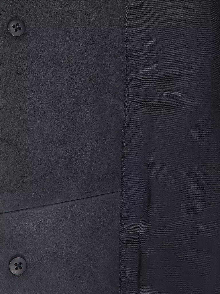 BELSTAFF | Lederjacke WAYPOINT | blau