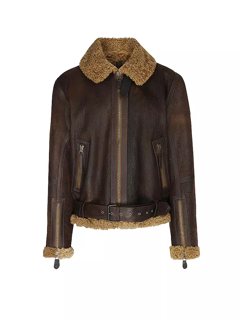 BELSTAFF | Shearling Jacke | braun