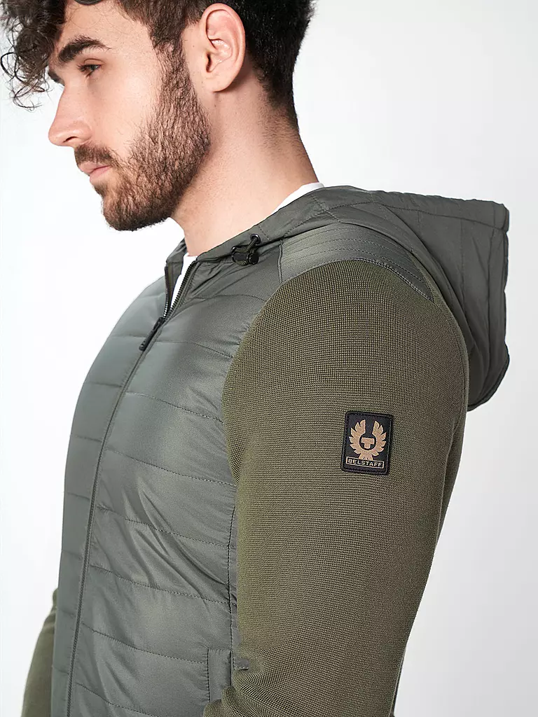 BELSTAFF | Sweatjacke Omar  | olive