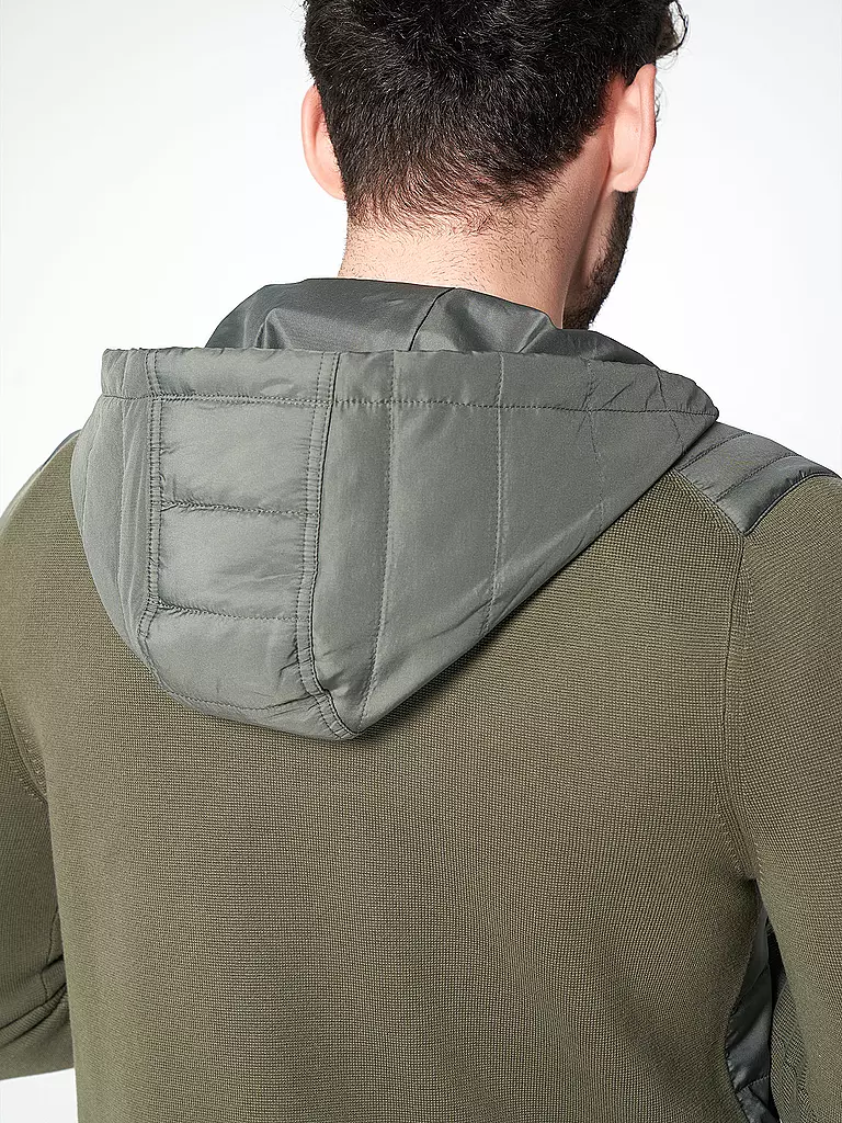 BELSTAFF | Sweatjacke Omar  | olive
