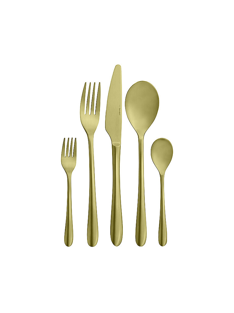 BERNDORF Tafelbesteck 20tlg ONTARIO PVD Gold gold
