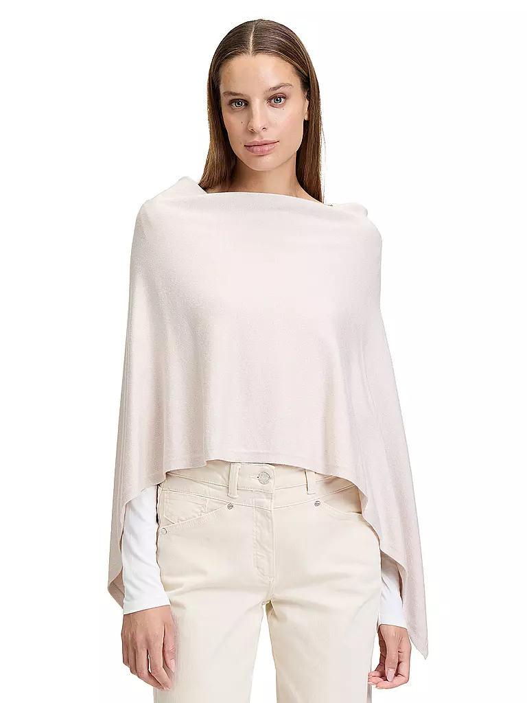 BETTY BARCLAY | Cape - Poncho  | creme