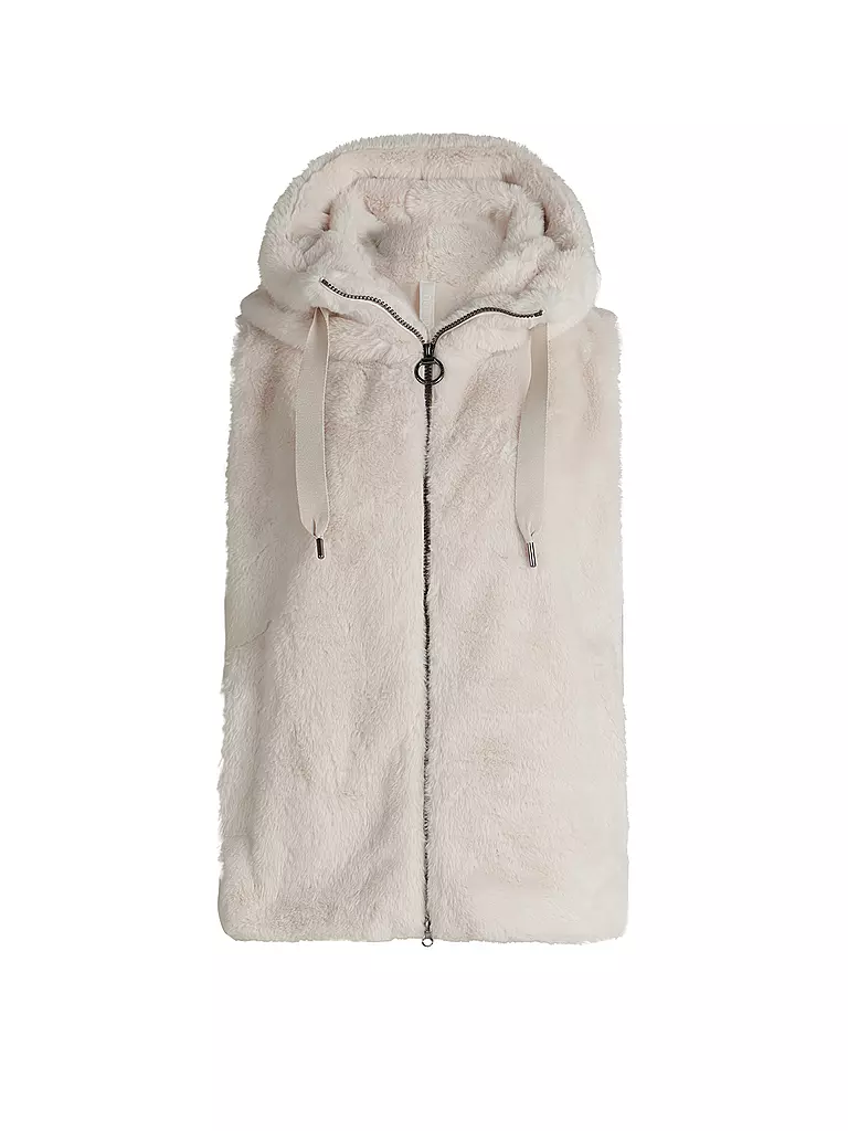 BETTY BARCLAY | Gilet in Fell-Optik | creme