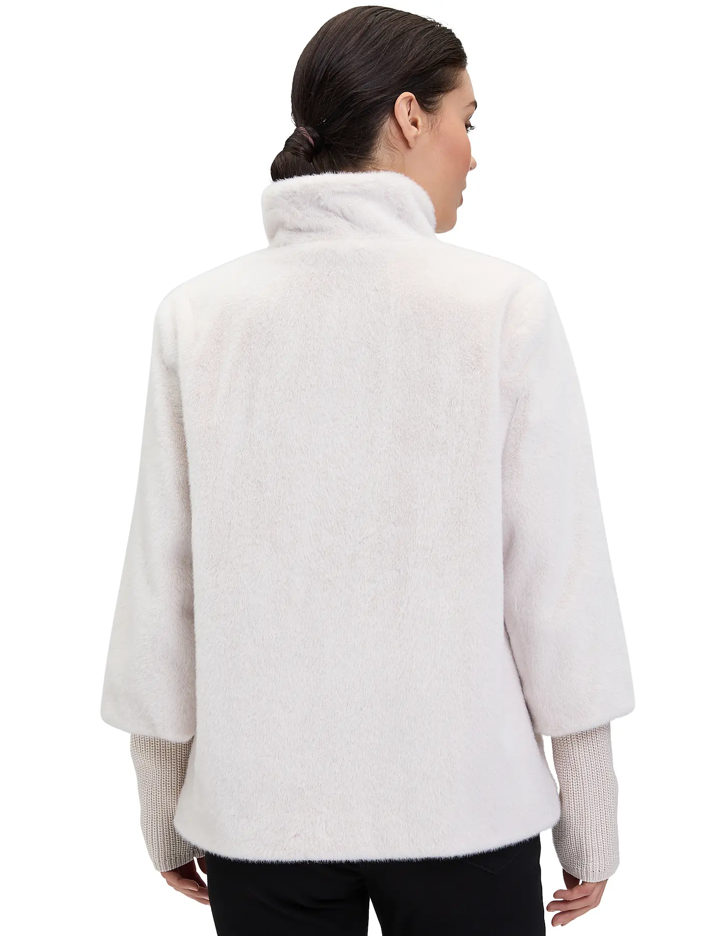 BETTY BARCLAY | Jacke in Felloptik | creme