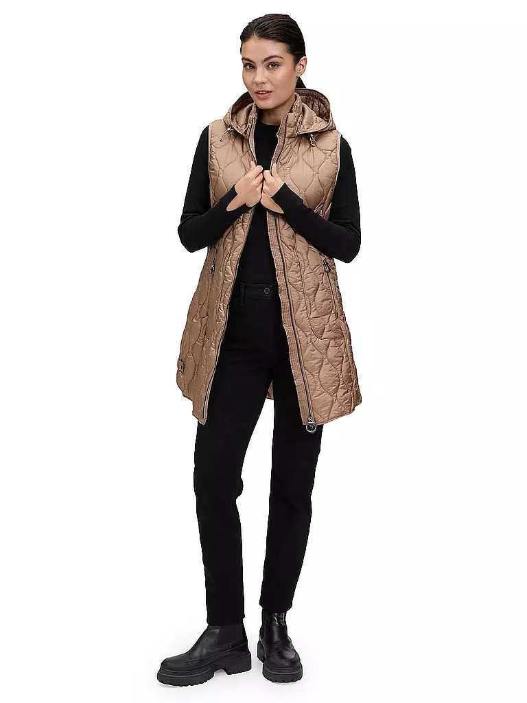 BETTY BARCLAY | Steppgilet  | camel