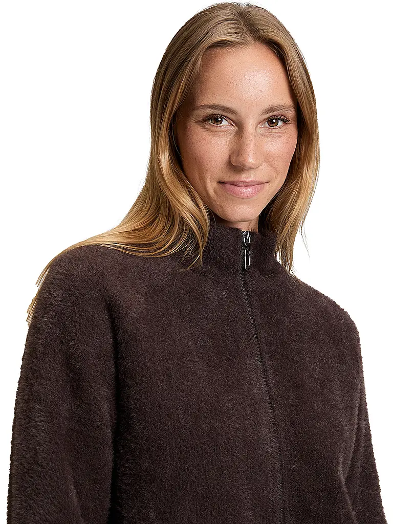 BETTY BARCLAY | Strickjacke in Felloptik | 