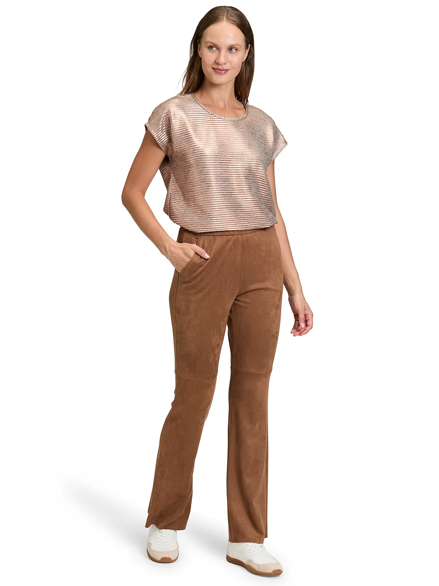 BETTY BARCLAY | T-Shirt  | braun