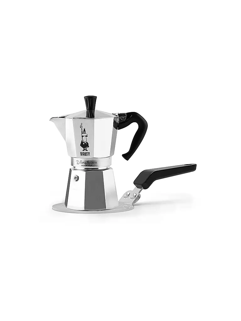 BIALETTI | Induktionsplatte für Espressokocher 13cm Edelstahl | silber