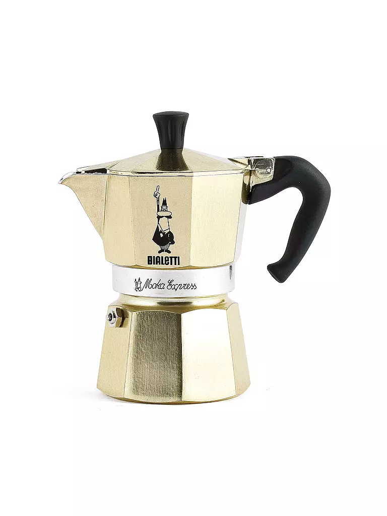 BIALETTI | Kaffeebereiter "Moka Express" (6 Tassen) | gold