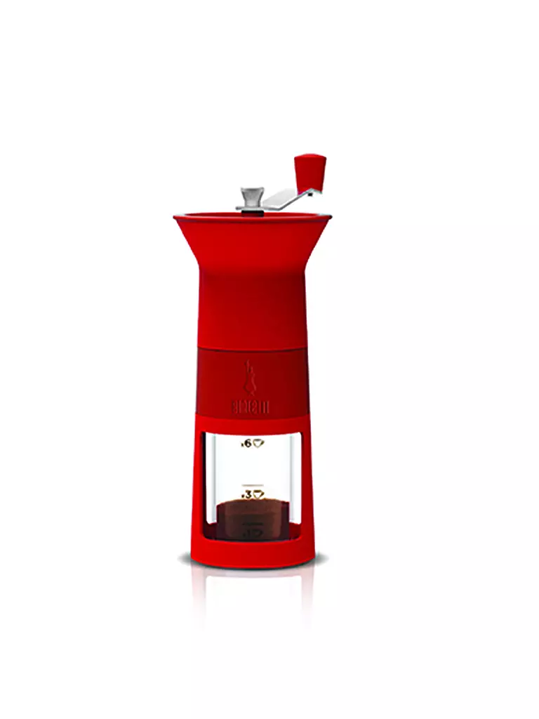 BIALETTI | Kaffeemühle händisch rot  | rot