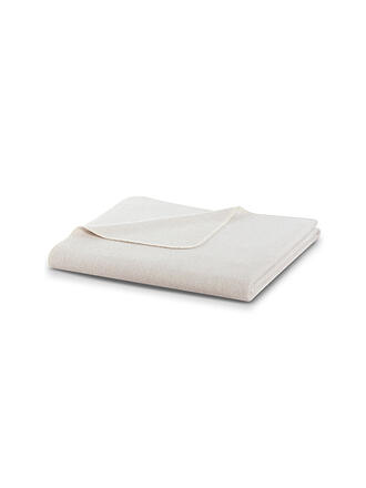 BIEDERLACK | Wohndecke Plaid 150x200cm OVERLOCK-STICH Pearl Grey