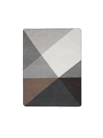 BIEDERLACK | Wohndecke - Plaid 150x200cm SIMPLY ELEGANT Feel Graphite 