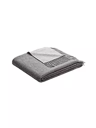 BIEDERLACK | Tagesdecke - Plaid 130x170cm Yellow Creme  | grau