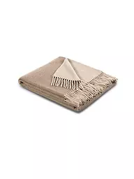 BIEDERLACK | Tagesdecke - Plaid 130x170cm Yellow Creme  | weiss