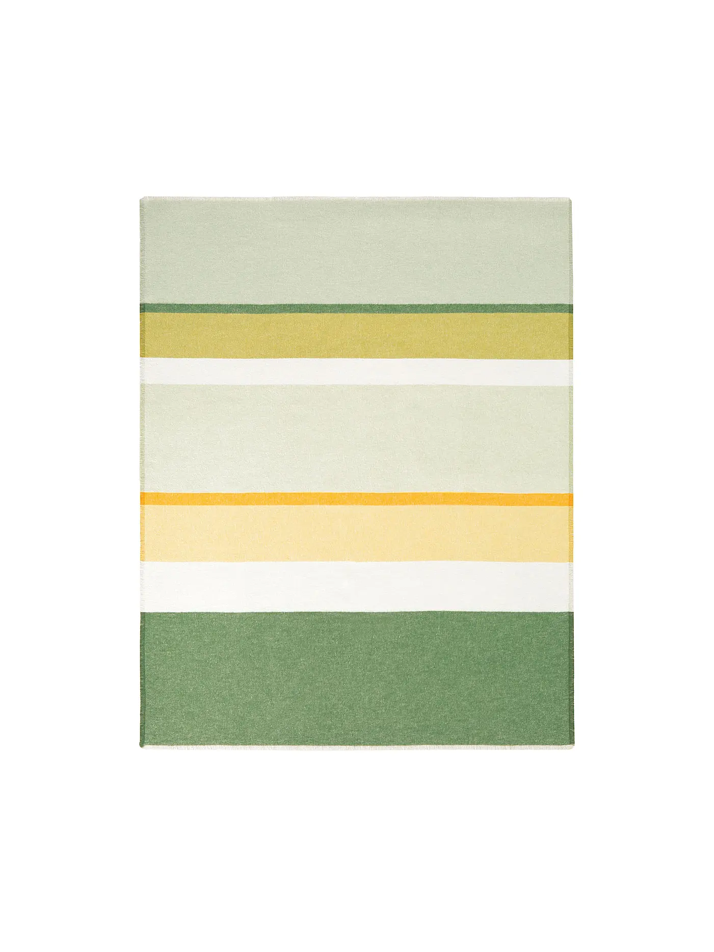 BIEDERLACK | Tagesdecke - Plaid 130x170cm  EVERGREEN Ever Stripe | hellgrün