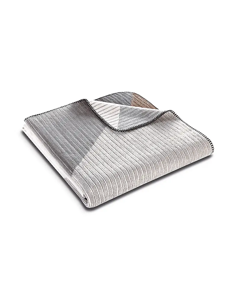 BIEDERLACK | Wohndecke - Plaid 150x200cm SIMPLY ELEGANT Feel Graphite | 