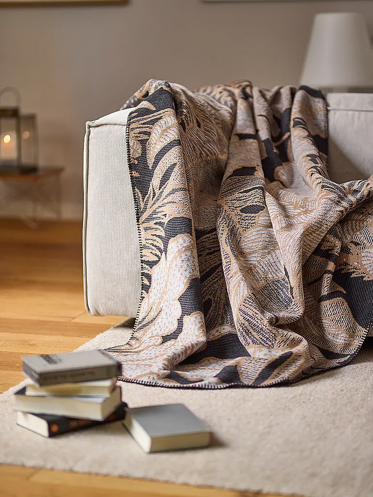 BIEDERLACK | Wohndecke - Plaid 150x200cm SIMPLY ELEGANT Leavy Luxe | 