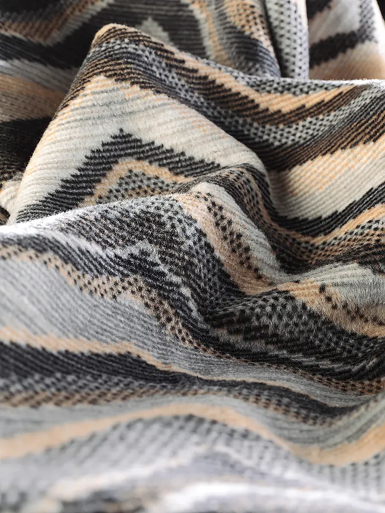 BIEDERLACK | Wohndecke - Plaid 150x200cm SIMPLY ELEGANT Wild Lines | braun