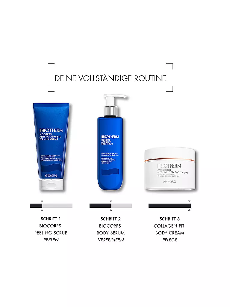 BIOTHERM | Collagen Fit Körpercreme mit Biotech Plankton™, Kollagen-Peptid-Fraktion und Ceramiden 200ml | keine Farbe