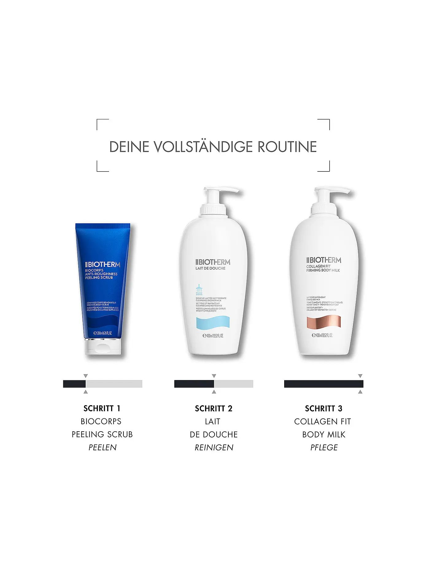 BIOTHERM | Collagen Fit Körpermilch mit Biotech Plankton™, Kollagen-Peptid-Fraktion & Koffein  400ml | keine Farbe