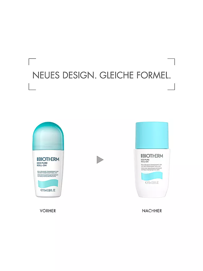 BIOTHERM | Deo Pure Roll-On 75ml | keine Farbe