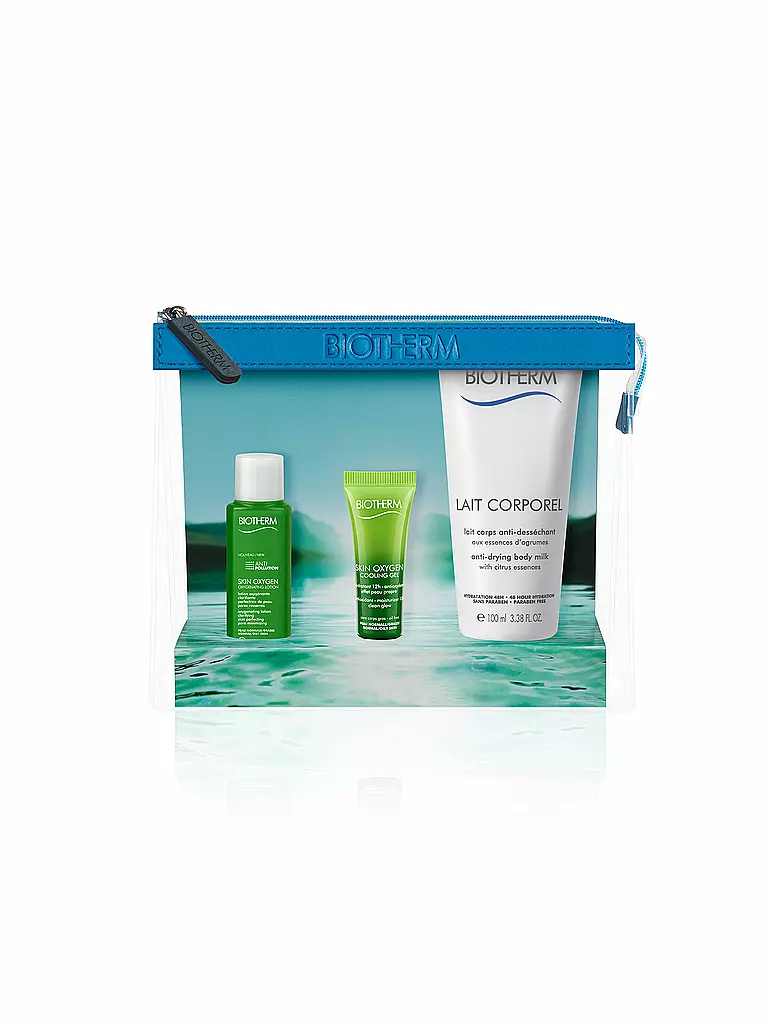 BIOTHERM | Geschenkset - Skin Oxygen Green Toner and Gel Cream Set 100ml/30ml/10ml | transparent