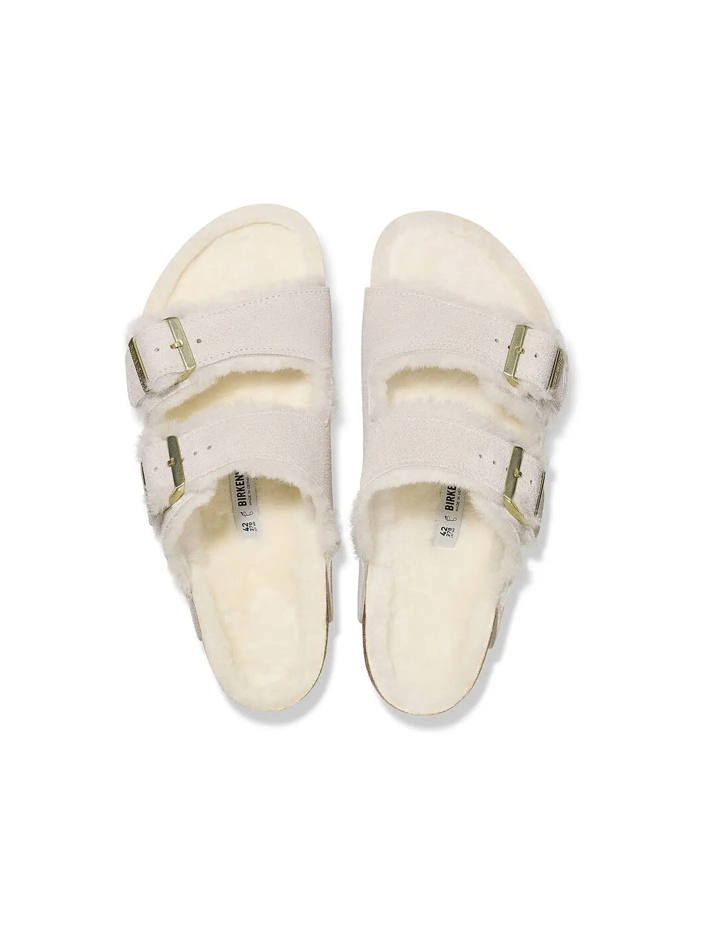 BIRKENSTOCK | Pantoletten ARIZONA SHEARLING | creme