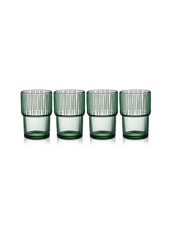 BITZ | Trinkglas KUSINTHA 4er Set 380ml Gruen
