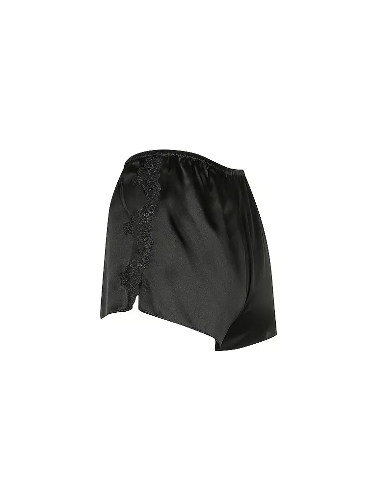 BITZER | Seiden-Pyjamashort (Black) | schwarz
