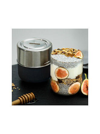 BLACK+BLUM | Lunchschale - Lunchpot 450ml Schiefer/Glas
