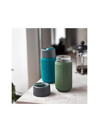 BLACK+BLUM | Coffee-To-Go Becher 340ml Oive/Glas