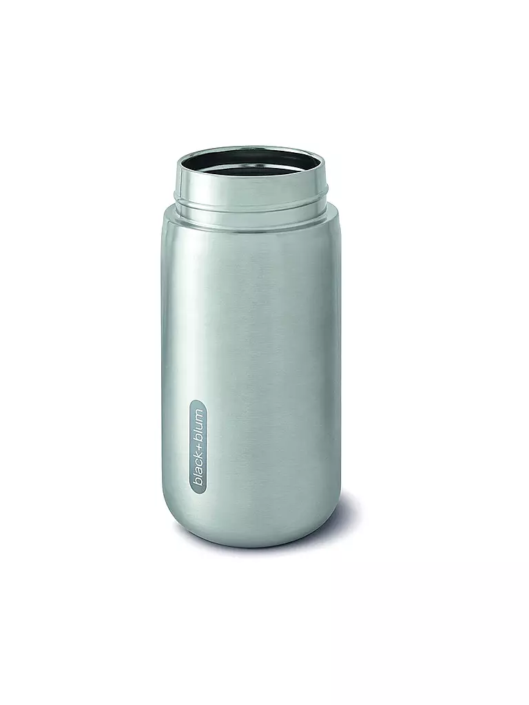 BLACK+BLUM | Thermosbecher - Edelstahlbecher to Go 340ml Olive/Edelstahl | grau