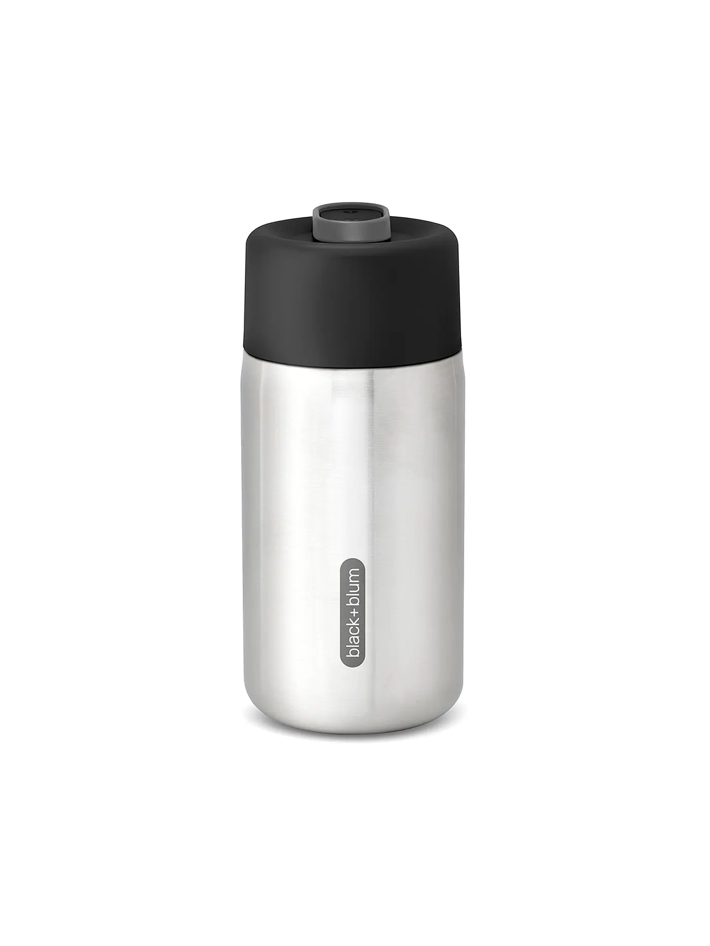 BLACK+BLUM | Thermosbecher - Edelstahlbecher to Go 340ml Schwarz/Edelstahl | schwarz