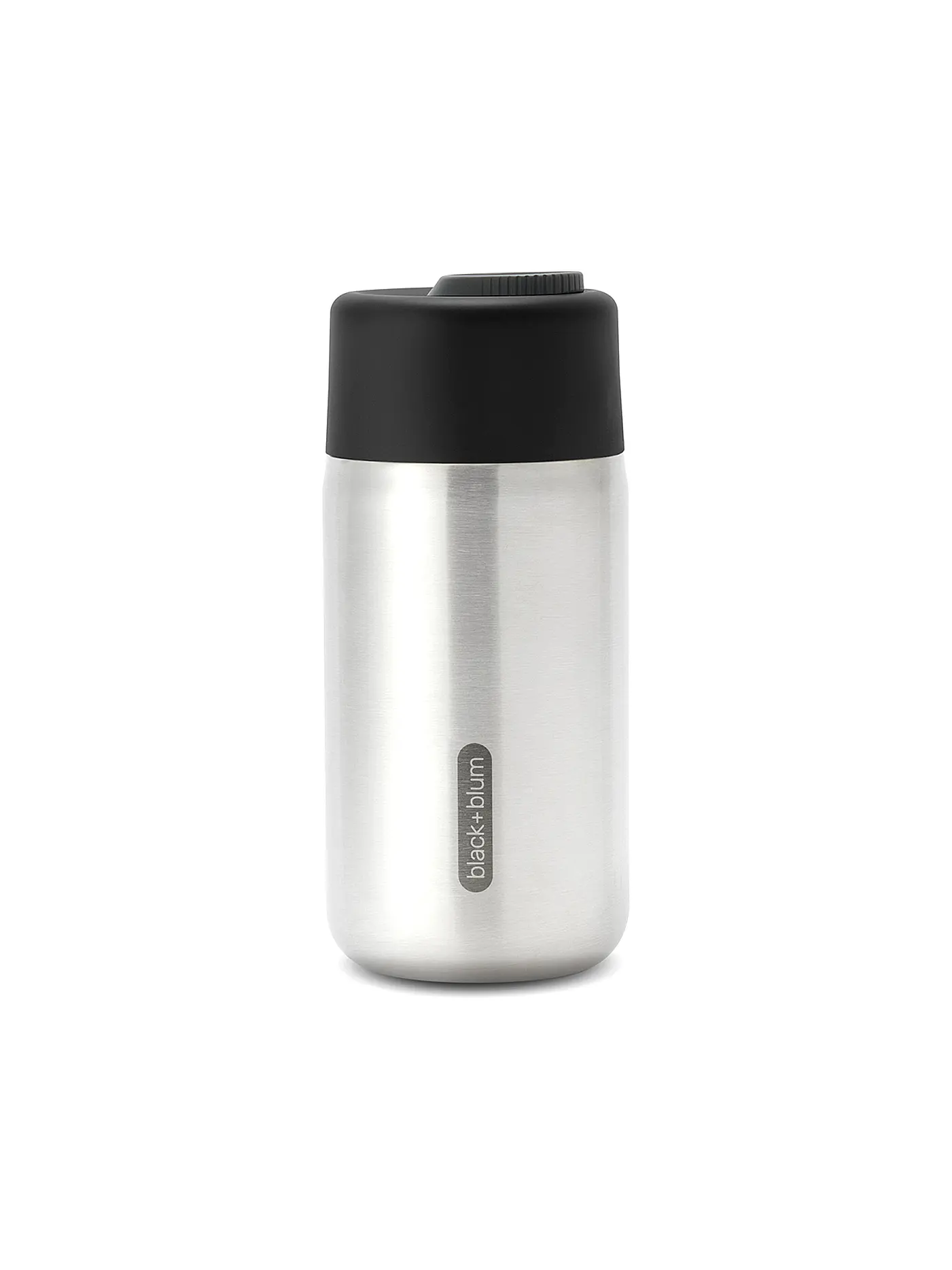 BLACK+BLUM | Thermosbecher - Edelstahlbecher to Go 340ml Schwarz/Edelstahl | schwarz