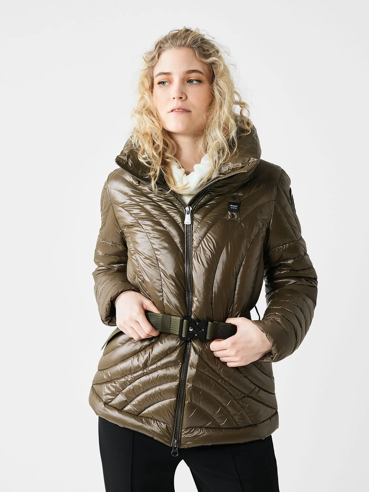 BLAUER | Daunenjacke ANGELL | olive