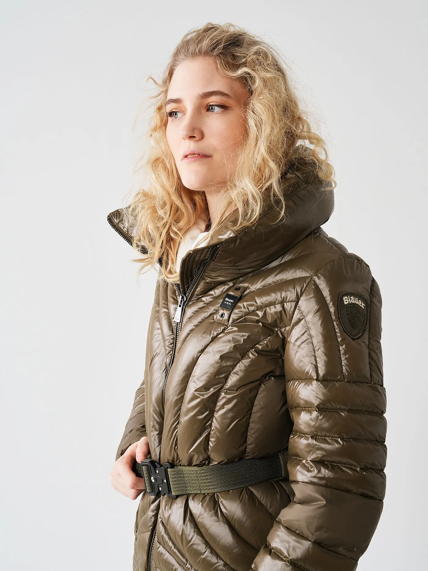 BLAUER | Daunenjacke ANGELL | olive