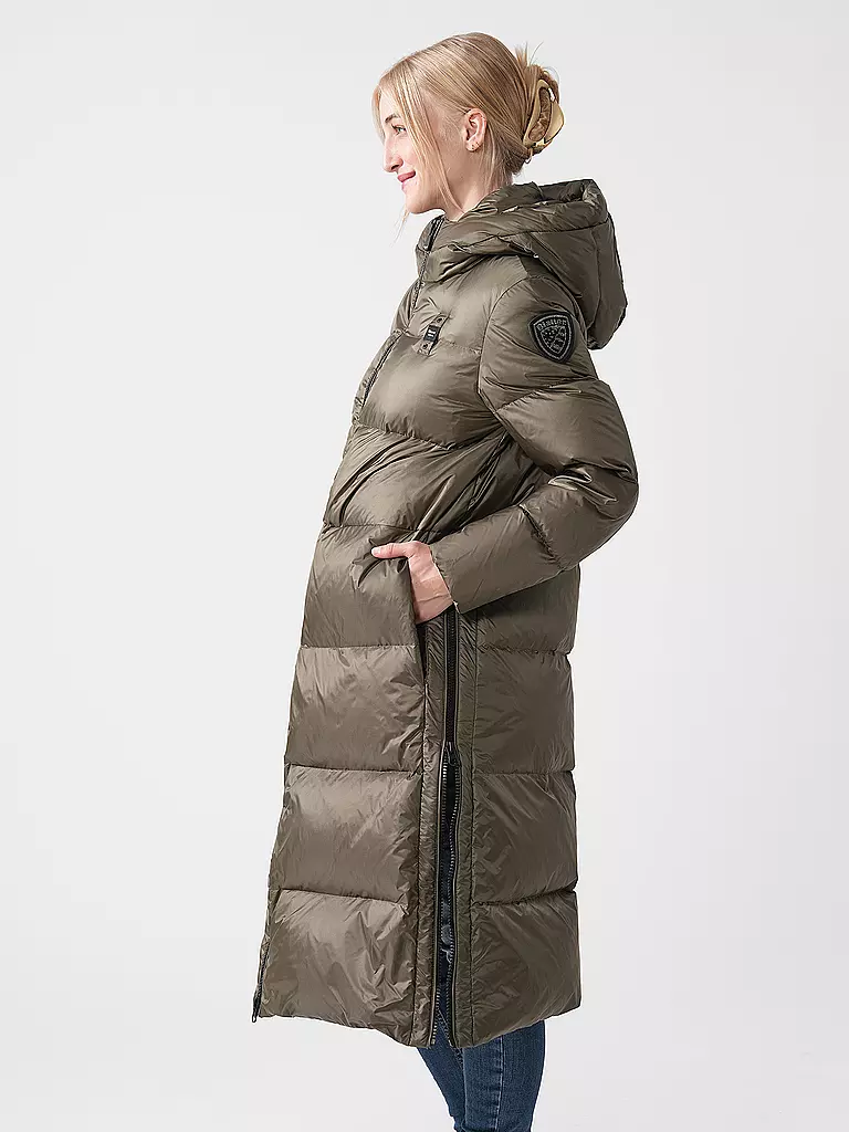 BLAUER | Daunenmantel CELIA | olive