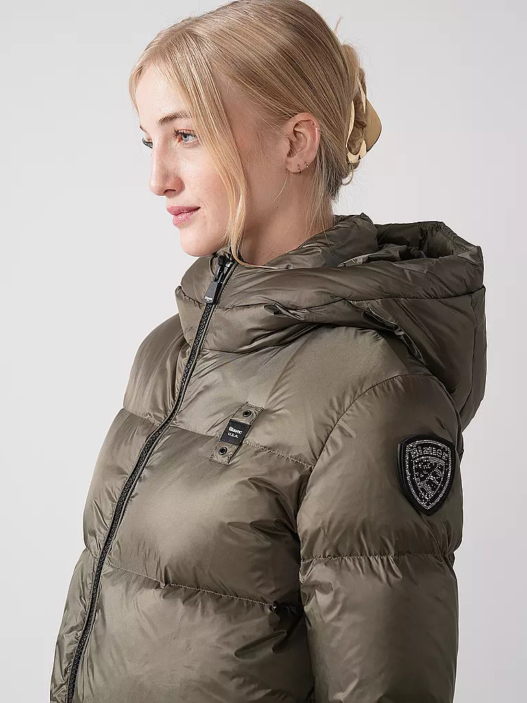 BLAUER | Daunenmantel CELIA | olive