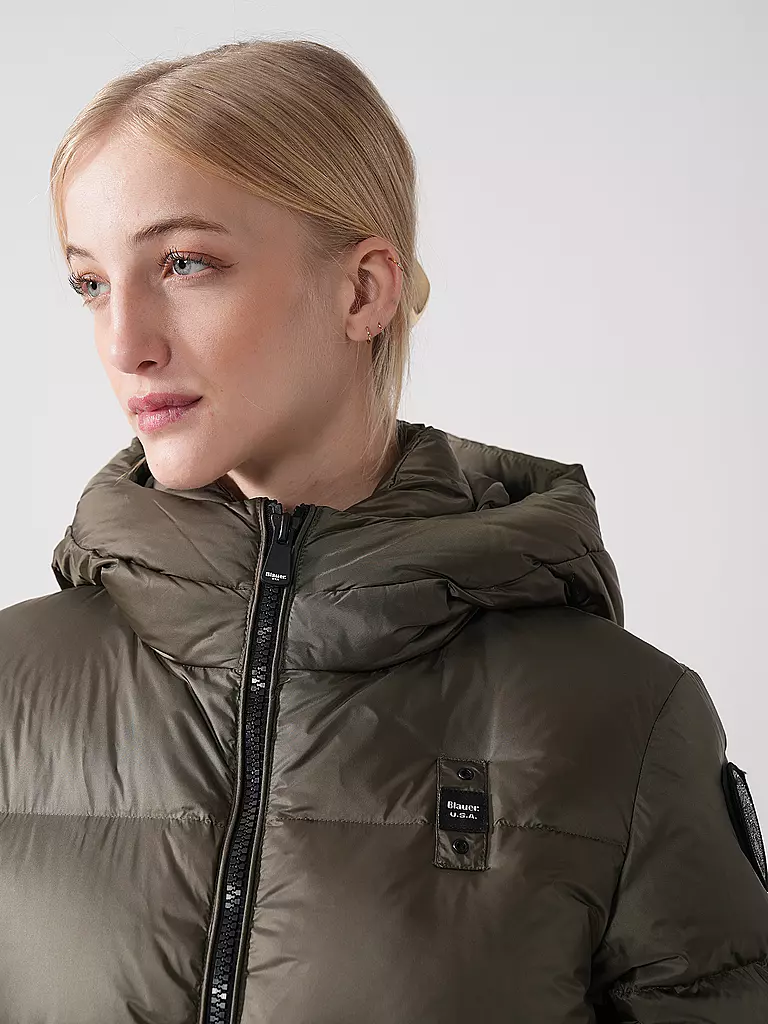 BLAUER | Daunenmantel CELIA | olive